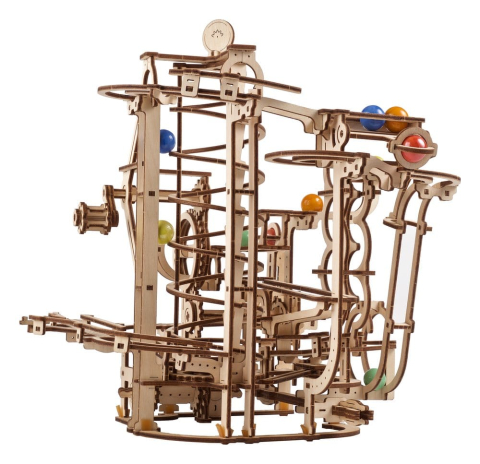 Ugears 3D Wooden Puzzle Marble Run Spiral Hoist [10]