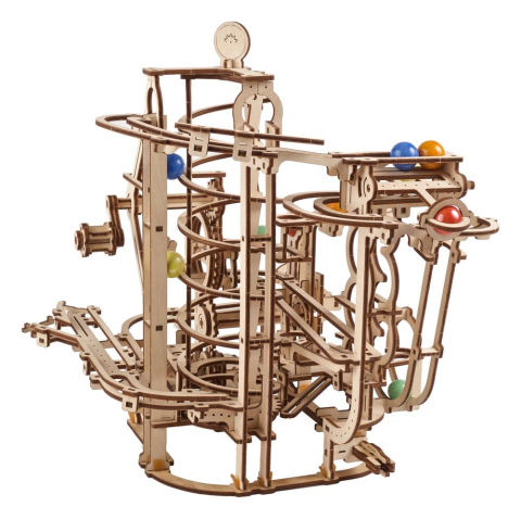 Ugears 3D Wooden Puzzle Marble Run Spiral Hoist [11]