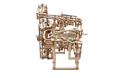 Ugears 3D Wooden Puzzle Marble Run Stepped Hoist [6]