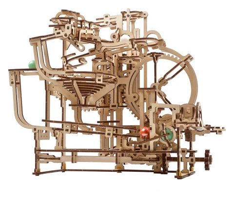 Ugears 3D Wooden Puzzle Marble Run Stepped Hoist [2]