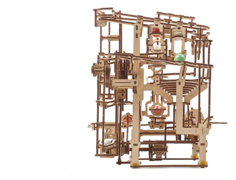 Ugears 3D Wooden Puzzle Marble Run Stepped Hoist [5]