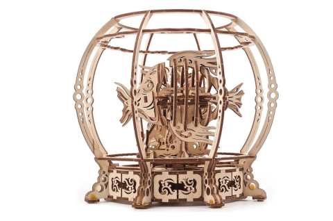 Jucarii - Ugears 3D Wooden Puzzle Mechanical Aquarium