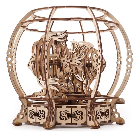 Ugears 3D Wooden Puzzle Mechanical Aquarium [4]