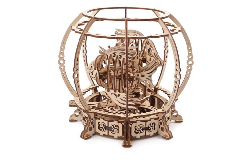 Ugears 3D Wooden Puzzle Mechanical Aquarium [12]