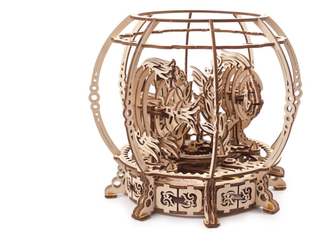 Ugears 3D Wooden Puzzle Mechanical Aquarium [6]