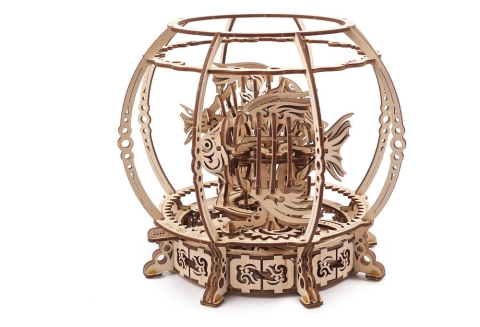 Ugears 3D Wooden Puzzle Mechanical Aquarium [10]