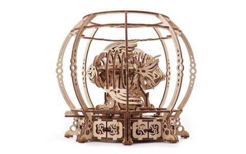 Ugears 3D Wooden Puzzle Mechanical Aquarium [11]