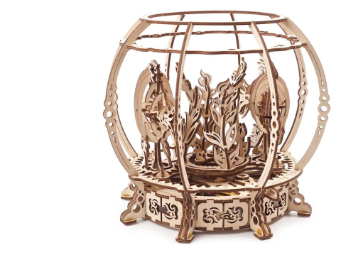 Ugears 3D Wooden Puzzle Mechanical Aquarium [7]