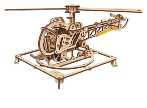 Ugears 3D Wooden Puzzle Mini Helicopter [21]