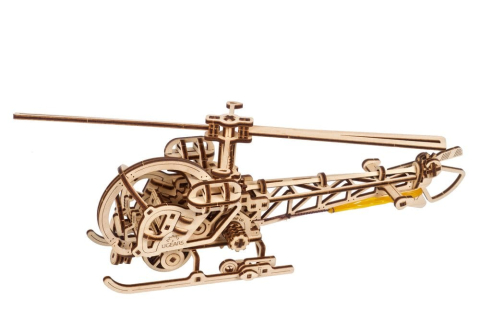 Ugears 3D Wooden Puzzle Mini Helicopter [8]