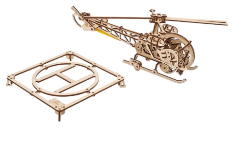 Ugears 3D Wooden Puzzle Mini Helicopter [19]