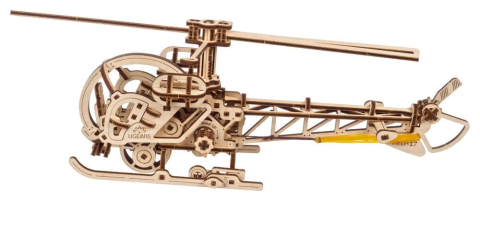 Ugears 3D Wooden Puzzle Mini Helicopter [9]