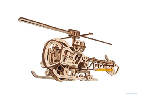 Ugears 3D Wooden Puzzle Mini Helicopter [6]