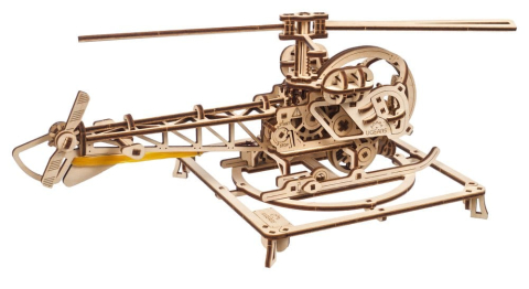 Ugears 3D Wooden Puzzle Mini Helicopter [20]