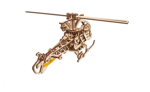 Ugears 3D Wooden Puzzle Mini Helicopter [16]