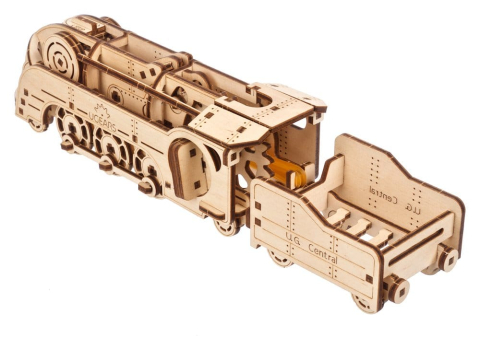 Ugears 3D Wooden Puzzle Mini Locomotive [17]