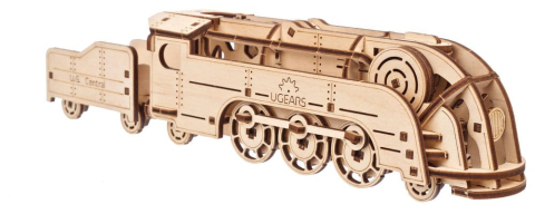 Ugears 3D Wooden Puzzle Mini Locomotive [7]