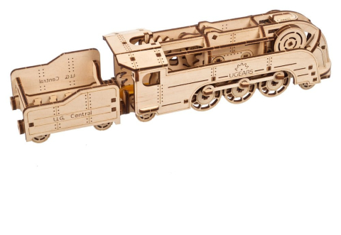 Ugears 3D Wooden Puzzle Mini Locomotive [11]