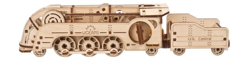 Ugears 3D Wooden Puzzle Mini Locomotive [0]