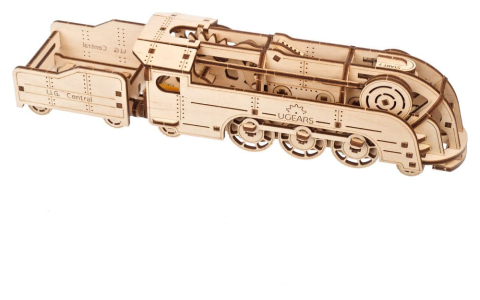 Ugears 3D Wooden Puzzle Mini Locomotive [8]