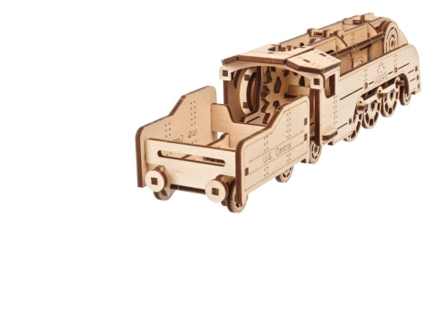 Ugears 3D Wooden Puzzle Mini Locomotive [13]