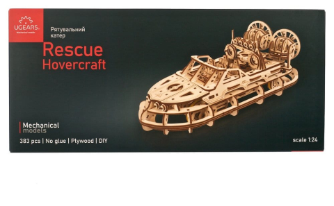 Ugears 3D Wooden Puzzle Rescue Hovercraft [22]