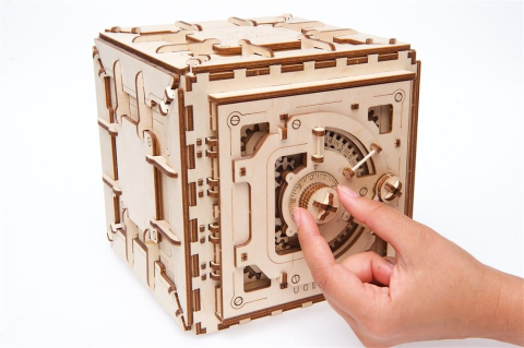 Ugears 3D Wooden Puzzle Safe [5]