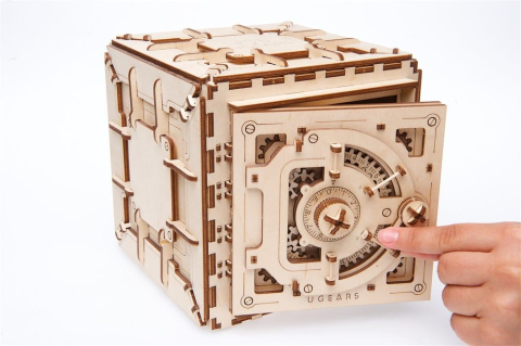 Ugears 3D Wooden Puzzle Safe [6]