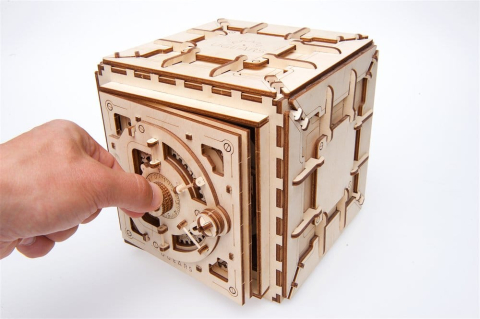 Ugears 3D Wooden Puzzle Safe [15]