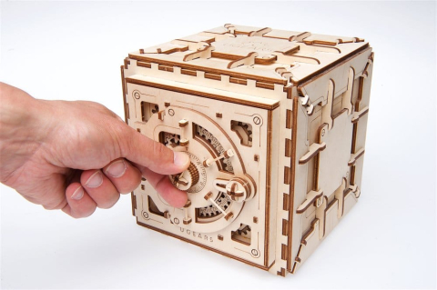 Ugears 3D Wooden Puzzle Safe [9]