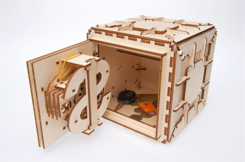 Ugears 3D Wooden Puzzle Safe [8]
