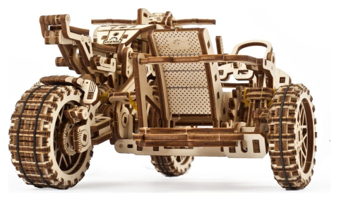 Ugears 3D Wooden Puzzle Scrambler UGR-10 with sidecar [20]