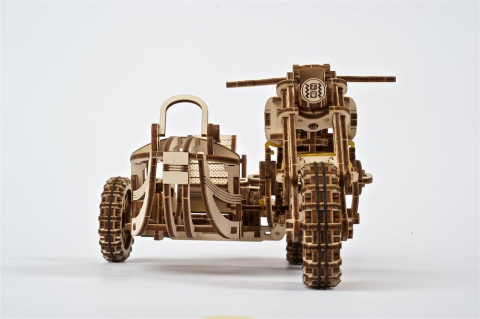 Ugears 3D Wooden Puzzle Scrambler UGR-10 with sidecar [6]