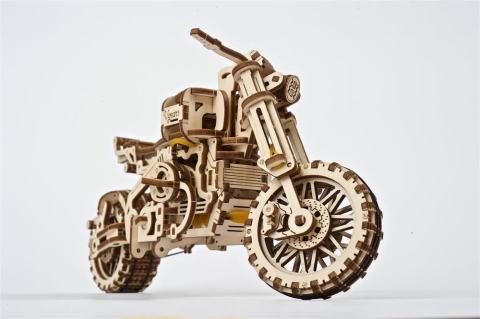Ugears 3D Wooden Puzzle Scrambler UGR-10 with sidecar [9]