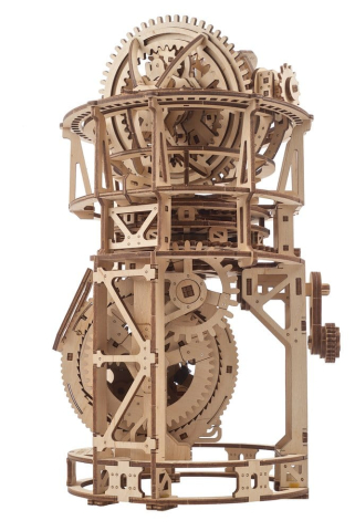Ugears 3D Wooden Puzzle Sky Watcher Tourbillon Table Clock [12]
