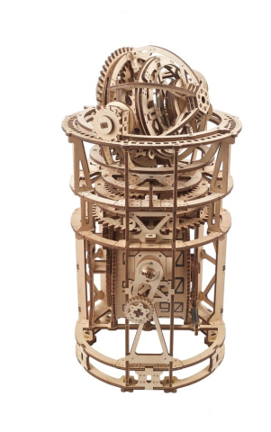 Ugears 3D Wooden Puzzle Sky Watcher Tourbillon Table Clock [7]