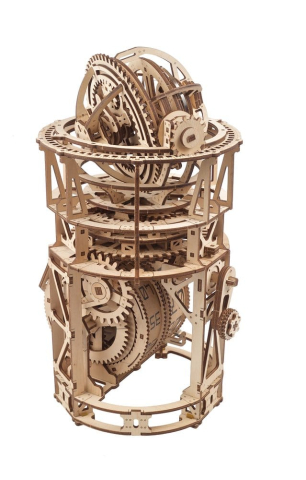 Ugears 3D Wooden Puzzle Sky Watcher Tourbillon Table Clock [11]