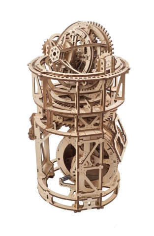 Ugears 3D Wooden Puzzle Sky Watcher Tourbillon Table Clock [2]