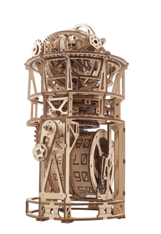 Ugears 3D Wooden Puzzle Sky Watcher Tourbillon Table Clock [5]