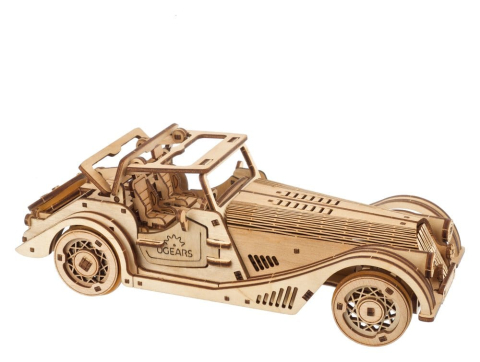 Ugears 3D Wooden Puzzle Sports Car Rapid Mouse [8]
