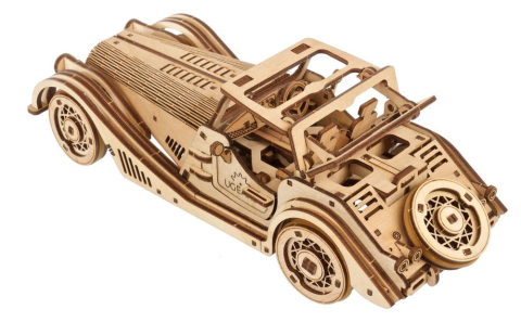Ugears 3D Wooden Puzzle Sports Car Rapid Mouse [19]