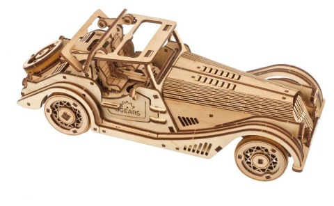 Ugears 3D Wooden Puzzle Sports Car Rapid Mouse [9]