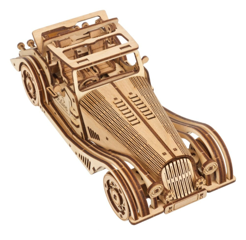 Ugears 3D Wooden Puzzle Sports Car Rapid Mouse [7]
