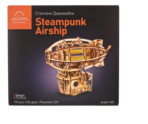 Ugears 3D Wooden Puzzle Steampunk Airship [22]