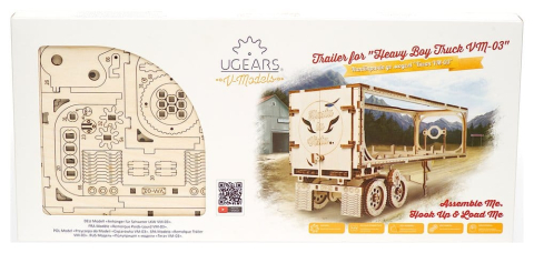 Ugears 3D Wooden Puzzle Trailer for Heavy Boy Truck VM-03 [19]