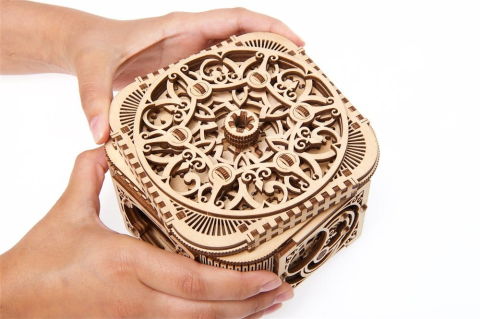 Ugears 3D Wooden Puzzle Treasure Box [16]