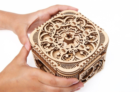 Ugears 3D Wooden Puzzle Treasure Box [15]