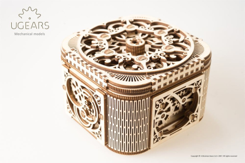 Ugears 3D Wooden Puzzle Treasure Box [21]