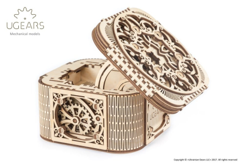 Ugears 3D Wooden Puzzle Treasure Box [3]