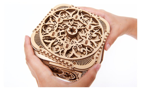 Ugears 3D Wooden Puzzle Treasure Box [9]